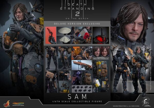 death 12 Hot Toys: Sam Deluxe Version - Death Stranding 2 On The Beach Sam