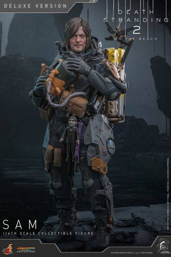 death 3 Hot Toys: Sam Deluxe Version - Death Stranding 2 On The Beach Sam