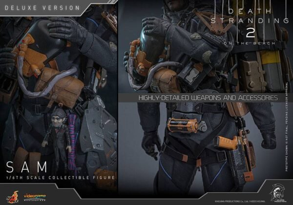death 6 Hot Toys: Sam Deluxe Version - Death Stranding 2 On The Beach Sam