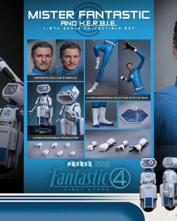 Hot Toys: Mister Fantastic & HERBIE 1/6 - Fantastic 4 First Step