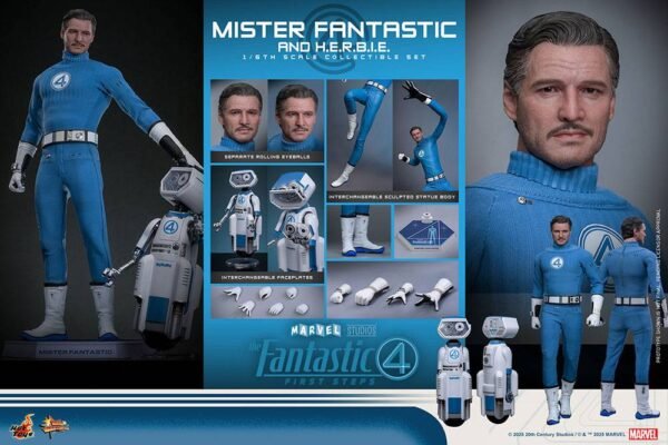 Hot Toys: Mister Fantastic & HERBIE 1/6 - Fantastic 4 First Step
