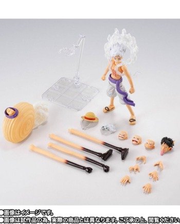 g5 2 S.H.FIGUARTS: Gear 5 Monkey D. Luffy Egghead Ver. - One Piece