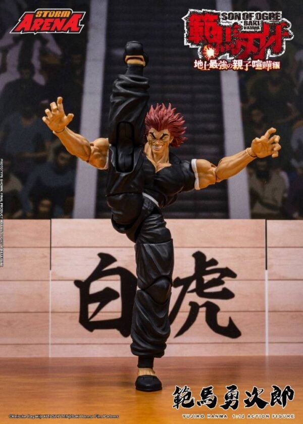 hanma 8 Storm Collectibles: Yujiro Hanma 1/12 - Baki Hanma