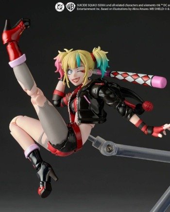 harley 8 Revoltech: Harley Quinn - Suicide Squad Isekai Ver. Con Bonus