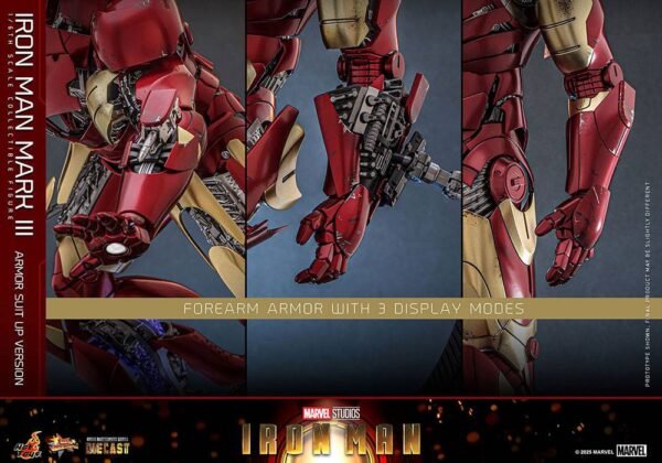 Hot Toys: Iron Man Mk.3 1/6 Armor Suit Up Ver. - Iron Man