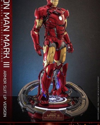 Hot Toys: Iron Man Mk.3 1/6 Armor Suit Up Ver. - Iron Man