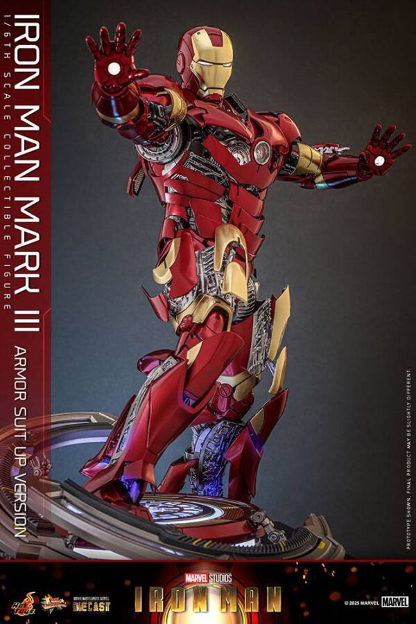 Hot Toys: Iron Man Mk.3 1/6 Armor Suit Up Ver. - Iron Man