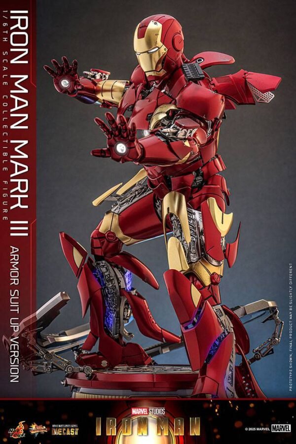 Hot Toys: Iron Man Mk.3 1/6 Armor Suit Up Ver. - Iron Man