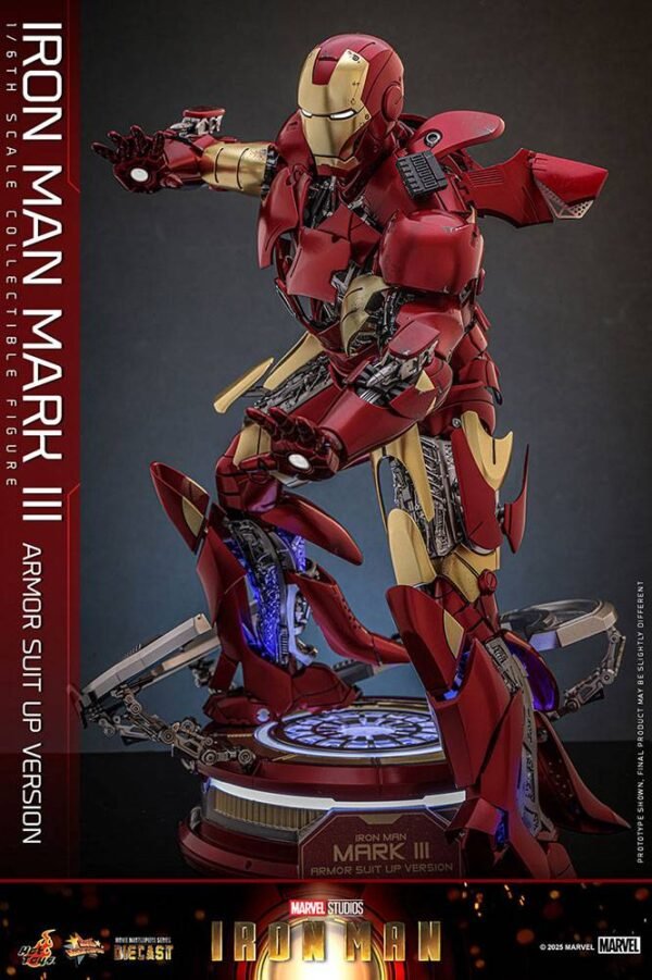 Hot Toys: Iron Man Mk.3 1/6 Armor Suit Up Ver. - Iron Man