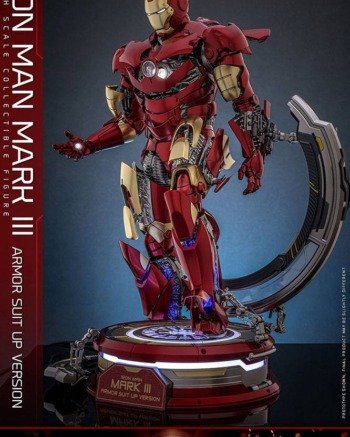 Hot Toys: Iron Man Mk.3 1/6 Armor Suit Up Ver. - Iron Man