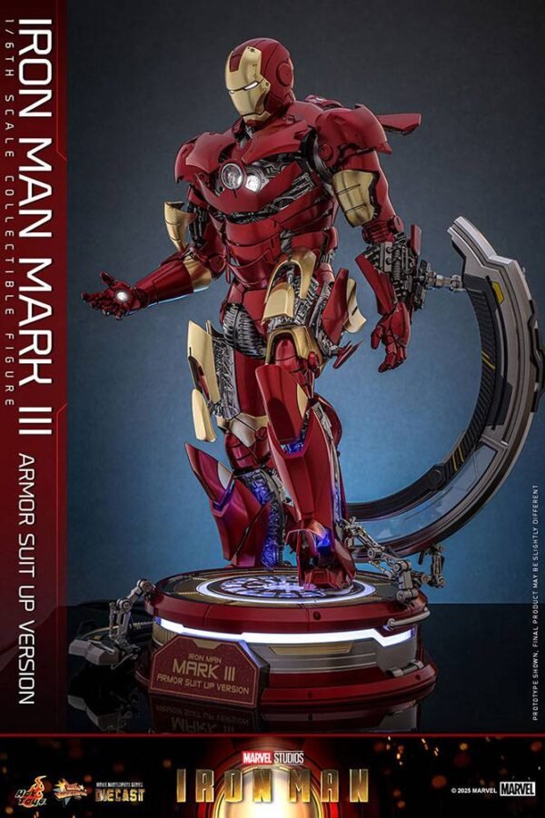 Hot Toys: Iron Man Mk.3 1/6 Armor Suit Up Ver. - Iron Man