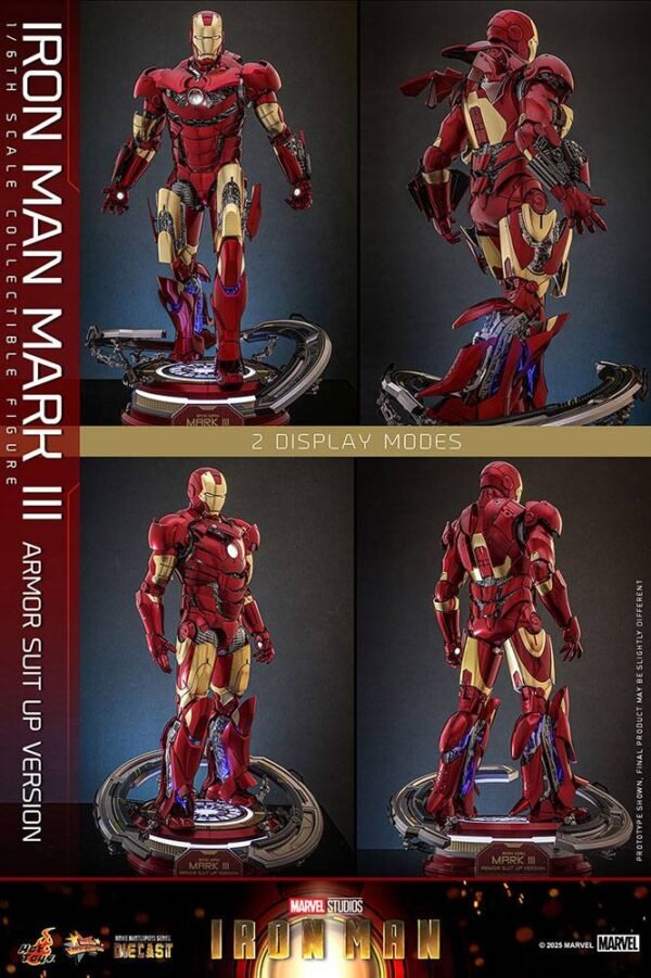 Hot Toys: Iron Man Mk.3 1/6 Armor Suit Up Ver. - Iron Man