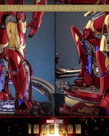 Hot Toys: Iron Man Mk.3 1/6 Armor Suit Up Ver. - Iron Man