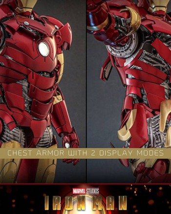 Hot Toys: Iron Man Mk.3 1/6 Armor Suit Up Ver. - Iron Man