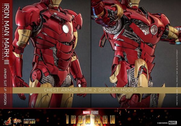 Hot Toys: Iron Man Mk.3 1/6 Armor Suit Up Ver. - Iron Man