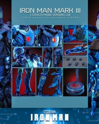 Hot Toys: Iron Man Mk.III 1/6 Stealth Mode Ver.2.0 - Iron Man