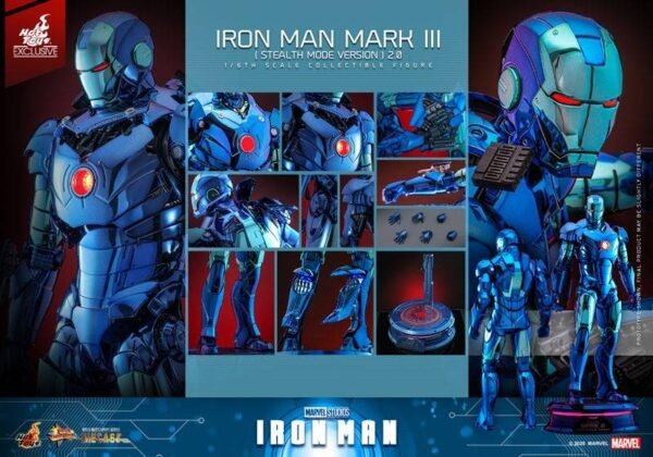 Hot Toys: Iron Man Mk.III 1/6 Stealth Mode Ver.2.0 - Iron Man
