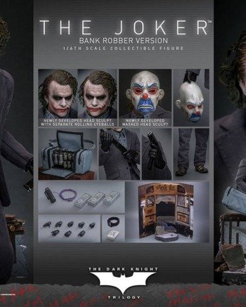 Hot Toys: Joker 1/6 DX Bank Robber Ver. - The Dark Knight Trilogy