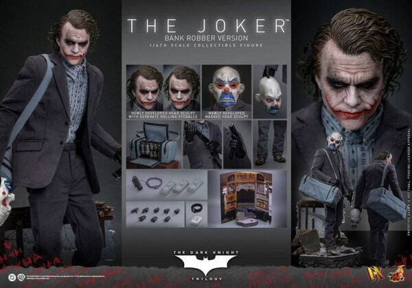 Hot Toys: Joker 1/6 DX Bank Robber Ver. - The Dark Knight Trilogy