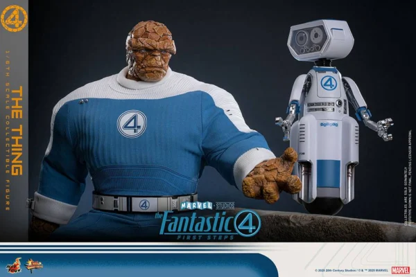 mole 6 Hot Toys: The Thing 1/6 - Fantastic 4 First Step