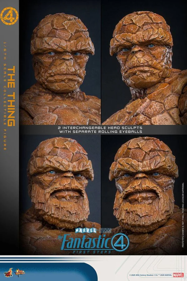 mole 9 Hot Toys: The Thing 1/6 - Fantastic 4 First Step