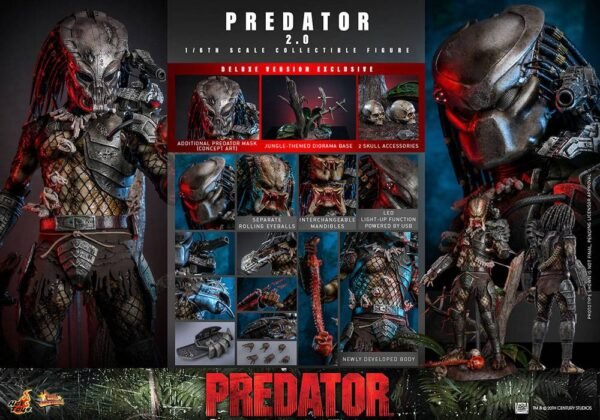 predator hot toy 2 Hot Toys: Predator 2.0 - Deluxe Ver. 1/6