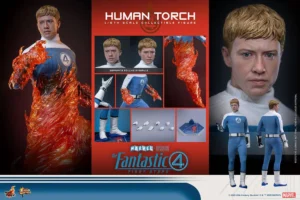antorcha 16 Hot Toys: Human Torch - Fantastic 4 First Step