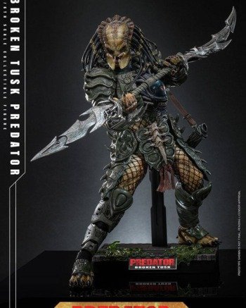 broken tus 3 Hot Toys: Broken Tusk Predator 1/6 - Predator