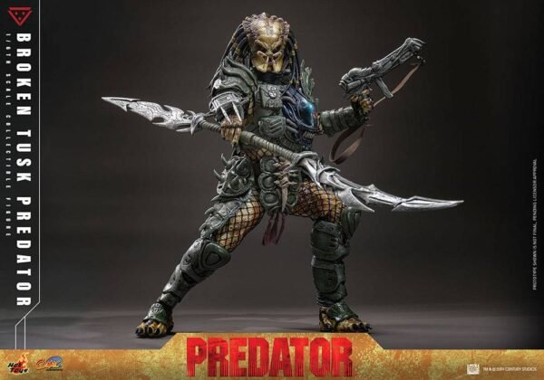 broken tus 7 Hot Toys: Broken Tusk Predator 1/6 - Predator