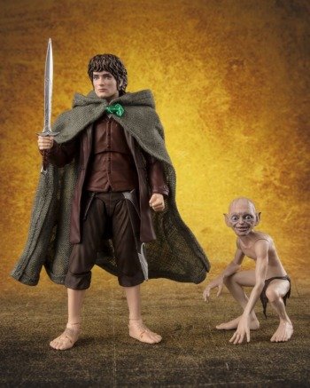 S.H.FIGUARTS: Frodo Baggins & Gollum - The Lord Of The Rings The Fellowship Of The Ring