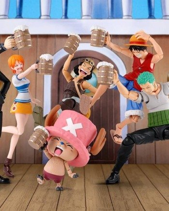 banquet set 5 S.H.FIGUARTS: Banquet Set Straw Hat Crew - One Piece