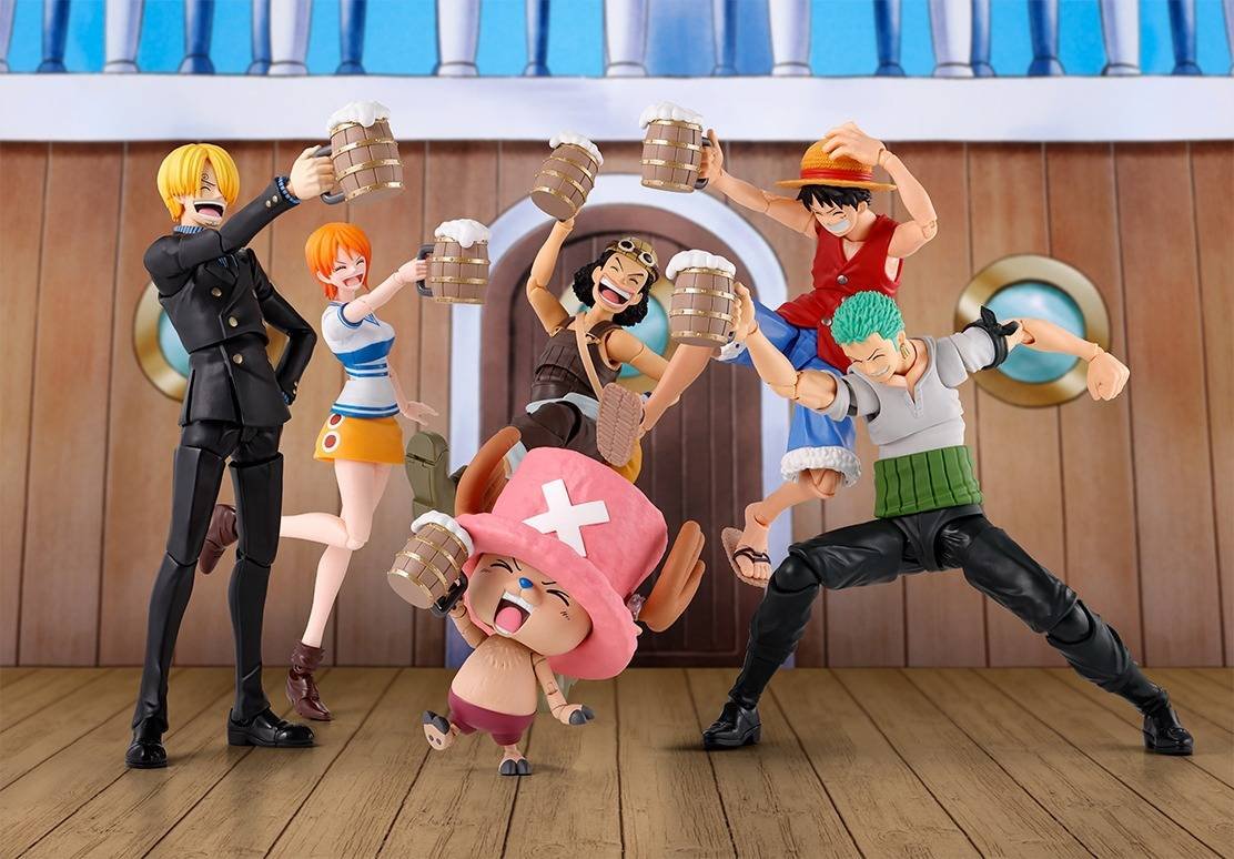 banquet set 5 S.H.FIGUARTS: Banquet Set Straw Hat Crew - One Piece