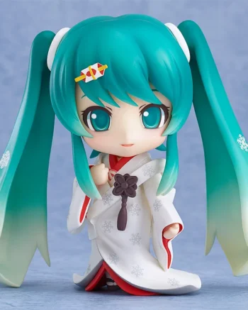 Nendoroid 303: Snow Miku (Strawberry Wedding Kimono Ver.) - Hatsune Miku