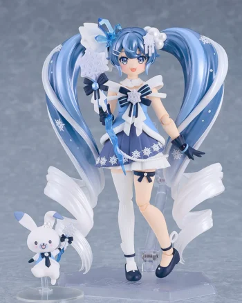 miku snow figma 1 Figma 669: Snow Miku (Crystal Snow Ver.) - Hatsune Miku