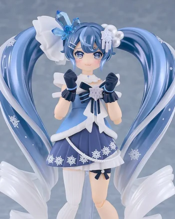 miku snow figma 2 Figma 669: Snow Miku (Crystal Snow Ver.) - Hatsune Miku