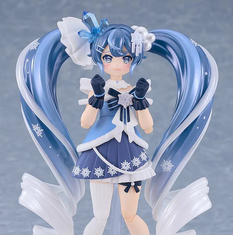 miku snow figma 2 Figma 669: Snow Miku (Crystal Snow Ver.) - Hatsune Miku