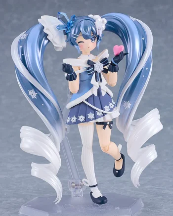 miku snow figma 3 Figma 669: Snow Miku (Crystal Snow Ver.) - Hatsune Miku