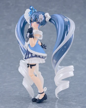 miku snow figma 4 Figma 669: Snow Miku (Crystal Snow Ver.) - Hatsune Miku