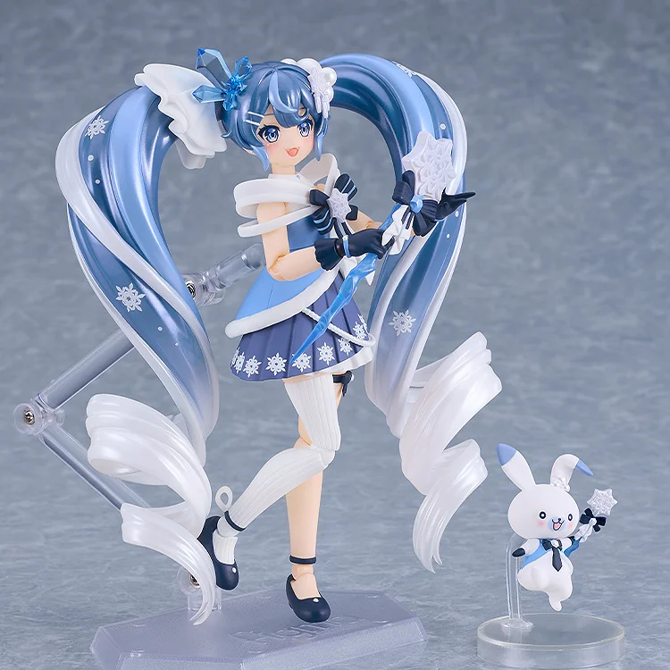 miku snow figma 5 Figma 669: Snow Miku (Crystal Snow Ver.) - Hatsune Miku