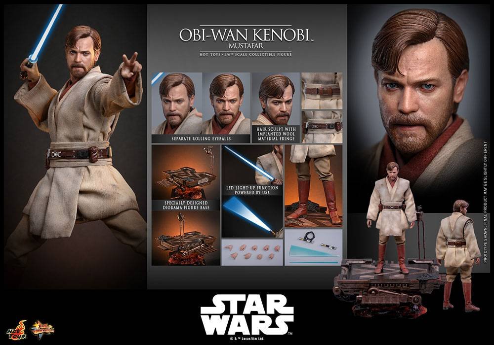 Hot Toys: Obi-Wan Kenobi (Mustafar Ver.) 1/6 - Star Wars Revenge of the Sith