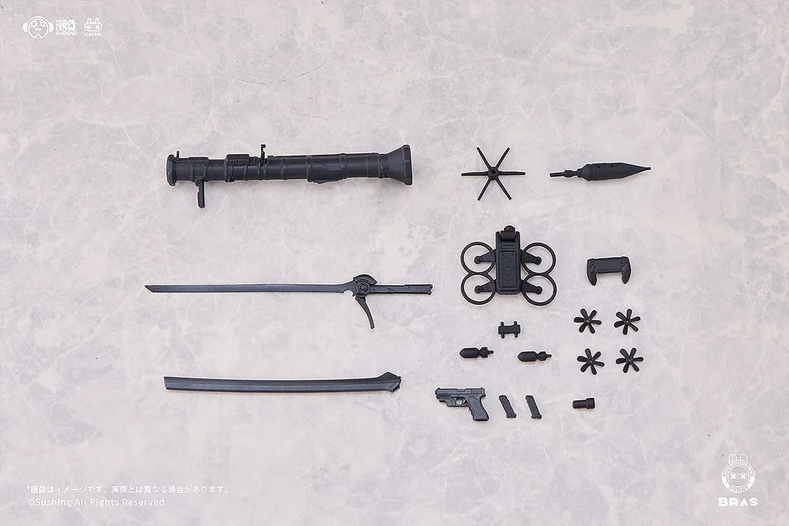 runa 12 Bunny Rapid Action Squad: Attacker Runa 1/12 Con Bonus