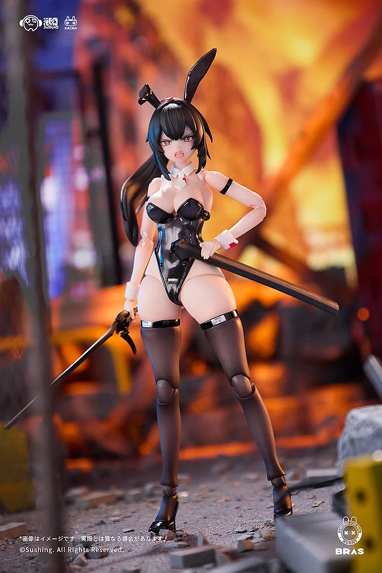 runa 2 Bunny Rapid Action Squad: Attacker Runa 1/12 Con Bonus
