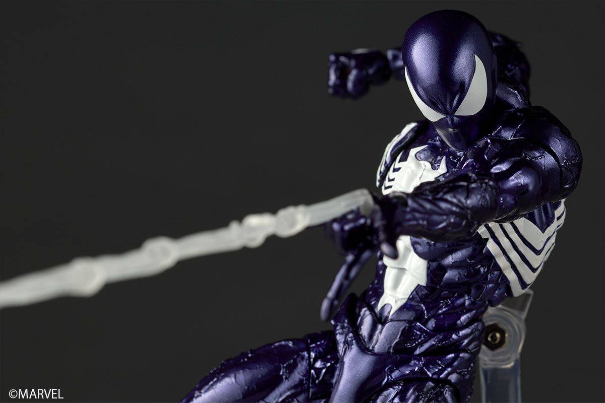 spider s 11 Revoltech: Spider-Man - Symbiote Spider-Man (Purple Ver.) Con bonus