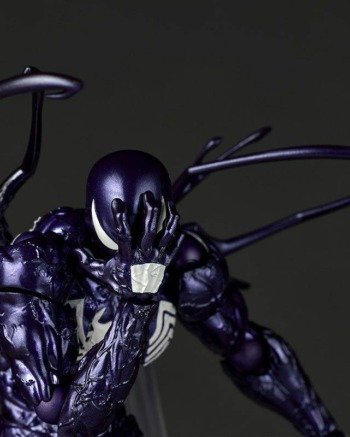 spider s 12 Revoltech: Spider-Man - Symbiote Spider-Man (Purple Ver.) Con bonus