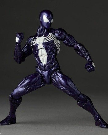 spider s 3 Revoltech: Spider-Man - Symbiote Spider-Man (Purple Ver.) Con bonus