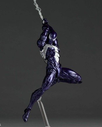 spider s 4 Revoltech: Spider-Man - Symbiote Spider-Man (Purple Ver.) Con bonus