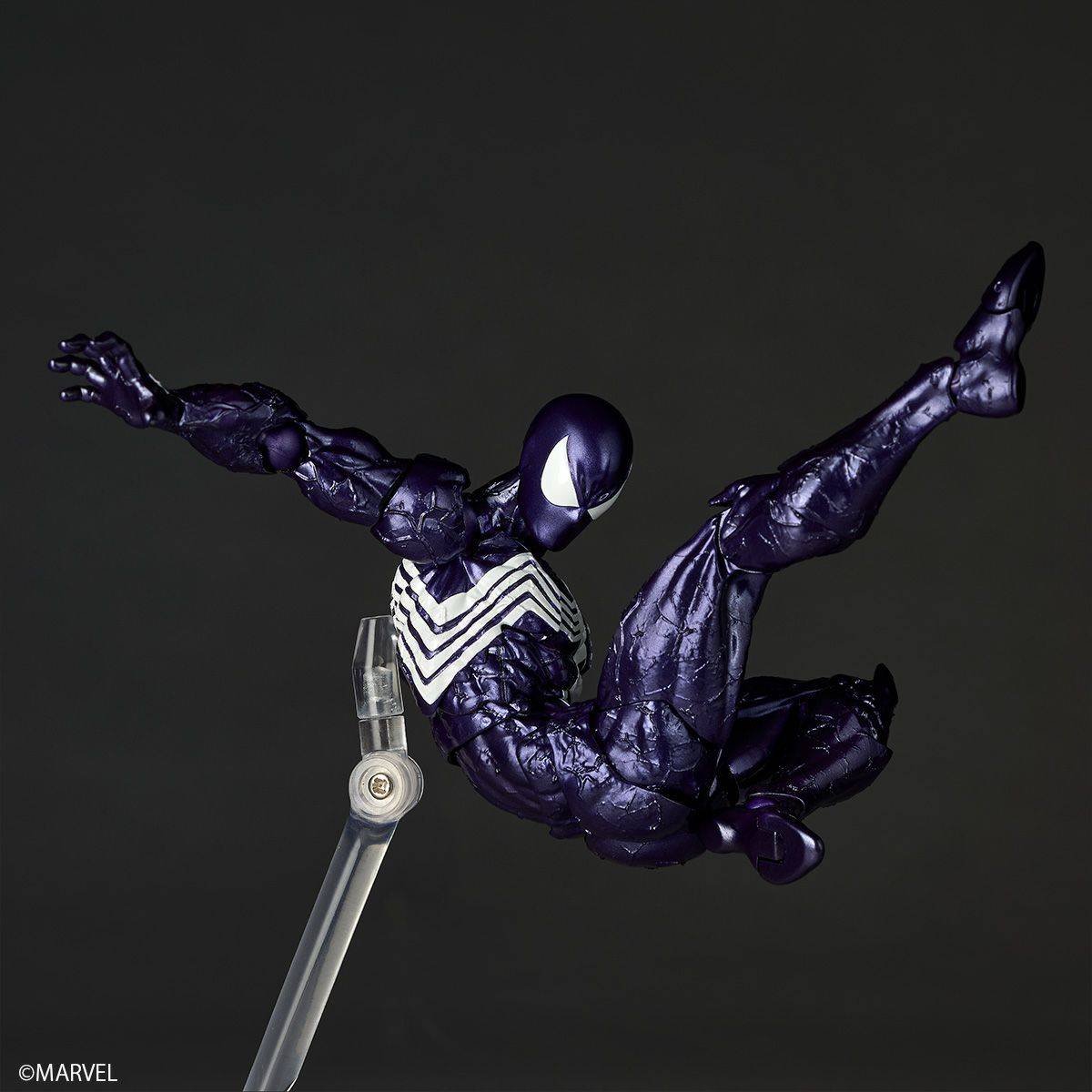 spider s 7 Revoltech: Spider-Man - Symbiote Spider-Man (Purple Ver.) Con bonus