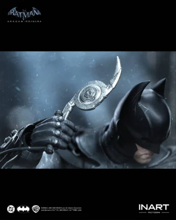 batman batalla 21 INART: Batman Battle Damaged Ver. - Batman Arkham Origins