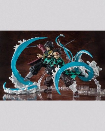 S.H.FIGUARTS: Demon Slayer / Kimetsu no Yaiba - Tanjiro Kamado & Giyu Tomioka Water Breathing Effect Parts Set