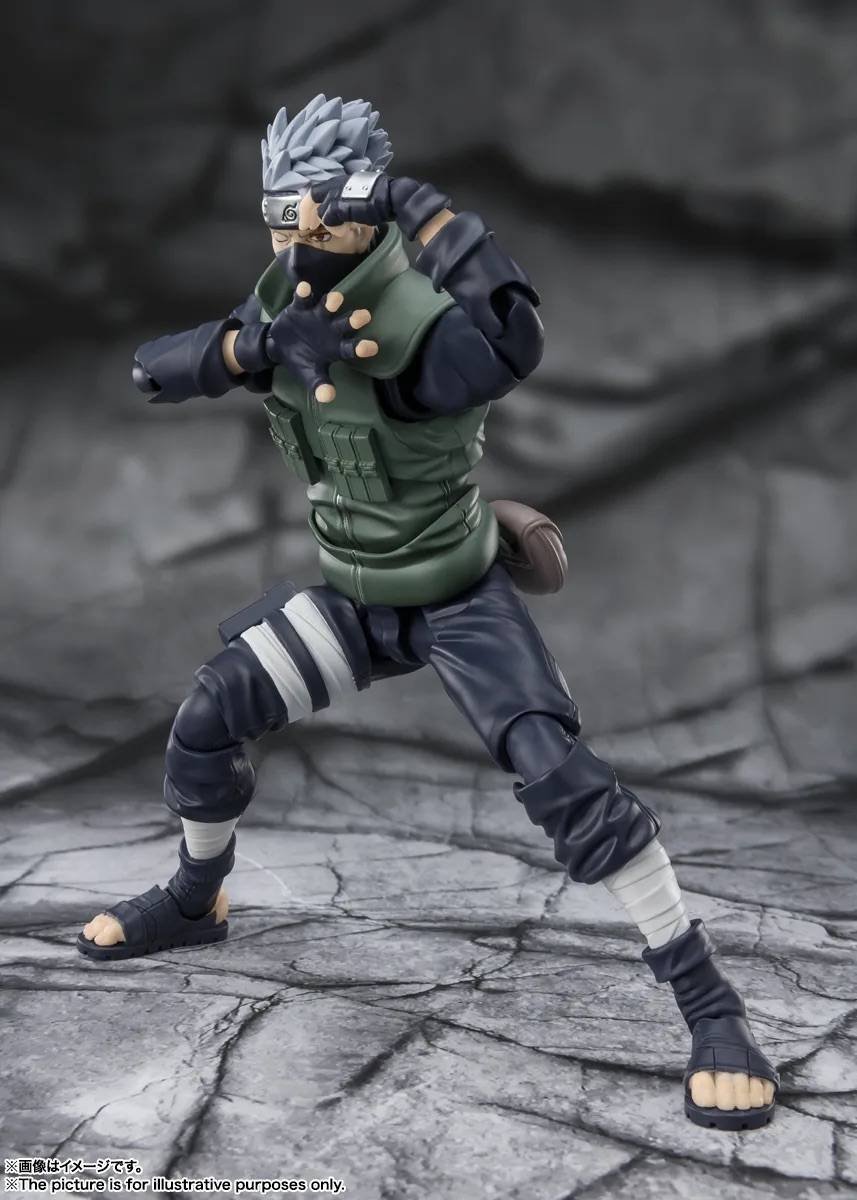 kakashi figuarts 4 S.H.FIGUARTS: Kakashi Hatake (The Famous Sharingan Hero) - Naruto Shippuden